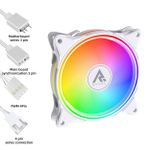 Cooler Ryvel Lycan 120mm ARGB Branco - RY-FN-LY-WT-5V