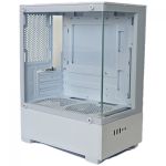 Gabinete Gamer Duex DXGW3C Mid Tower Branco c/ 3 Coolers