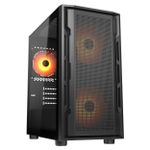 Gabinete Gamer Cougar Uniface Mini RGB Mid Tower Preto - 3855C90.0003