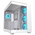 Gabinete Gamer Cougar FV150 RGB Mid Tower Branco - 385KA10.0002