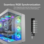 Gabinete Gamer Cougar FV150 RGB Mid Tower Branco - 385KA10.0002