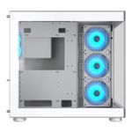 Gabinete Gamer Cougar FV150 RGB Mid Tower Branco - 385KA10.0002