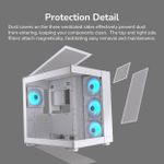 Gabinete Gamer Cougar FV150 RGB Mid Tower Branco - 385KA10.0002