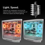Gabinete Gamer Cougar FV270 RGB Mid Tower Branco - 3858M60.0006