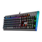 Teclado Mecânico Gamer Redragon Aryaman RGB Preto Switch Marrom ABNT2 - K569RGB (PT-BROWN) V2