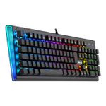 Teclado Mecânico Gamer Redragon Aryaman RGB Preto Switch Marrom ABNT2 - K569RGB (PT-BROWN) V2