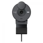 Webcam Logitech Brio 300 Full HD 1080p 30fps USB-C Preto - 960-001413