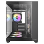 Gabinete Gamer Antec CX800 RGB Elite c/ 6 Fans Rainbow Mid Tower Preto