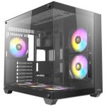 Gabinete Gamer Antec CX800 RGB Elite c/ 6 Fans Rainbow Mid Tower Preto