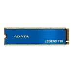 SSD Adata Legend 710 512GB NVMe M.2 2280 Leitura 2400MB/s Gravação 1600MB/s - ALEG-710-512GCS