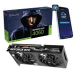 Placa de Vídeo Galax NVIDIA GeForce RTX 4060 (1-Click OC) 2X V2 8GB GDDR6 - 46NSL8MD9NXV