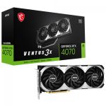 Placa de Vídeo MSI NVIDIA GeForce RTX 4070 Ventus 3X E1 OC 12GB GDDR6 - 912-V512-027