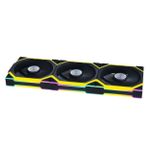 Kit 3x Cooler Lian Li Uni Fan SL Wireless 120mm ARGB Preto - 12SL1W3B