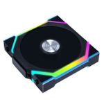 Kit 3x Cooler Lian Li Uni Fan SL Wireless 120mm ARGB Preto - 12SL1W3B
