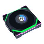 Cooler Lian Li Uni Fan SL Wireless LCD 120mm Reverse Blade ARGB Preto - 12RSLLCD1W1B