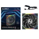 Cooler Lian Li Uni Fan SL Wireless LCD 120mm Reverse Blade ARGB Preto - 12RSLLCD1W1B