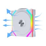 Cooler Lian Li Uni Fan SL Wireless 120mm Reverse Blade ARGB Branco - 12RSL1W1W