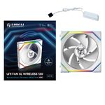 Cooler Lian Li Uni Fan SL Wireless 120mm Reverse Blade ARGB Branco - 12RSL1W1W