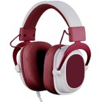 Headset Gamer Redragon Zeus X USB 7.1 Surround Branco e Vermelho RGB - H510RGB-RED