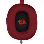 Headset Gamer Redragon Zeus X USB 7.1 Surround Branco e Vermelho RGB - H510RGB-RED