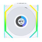 Cooler Lian Li Uni Fan SL Wireless LCD 120mm ARGB Branco - 12SLLCD1W1W