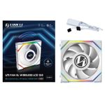 Cooler Lian Li Uni Fan SL Wireless LCD 120mm ARGB Branco - 12SLLCD1W1W