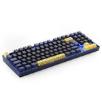 Teclado Mecânico Gamer Redragon World of Warcraft (WoW) Aliança Preto e Azul Switch Blizzard LED Azul