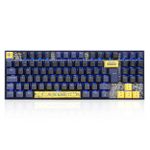 Teclado Mecânico Gamer Redragon World of Warcraft (WoW) Aliança Preto e Azul Switch Blizzard LED Azul