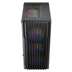Gabinete Gamer Antec AX22 Elite c/ 4 Fans Rainbow Mid Tower Preto