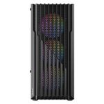 Gabinete Gamer Antec AX22 Elite c/ 4 Fans Rainbow Mid Tower Preto
