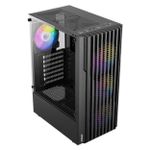 Gabinete Gamer Antec AX22 Elite c/ 4 Fans Rainbow Mid Tower Preto