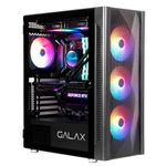 Gabinete Gamer Galax Revolution 06 c/ 4 Fans RGB Mid Tower Preto - G-CGG6AGBA4B0-GLXG