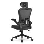 Cadeira Escritório DT3 Office Vita com Apoio de Cabeça  Cinza - 14230-0