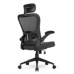 Cadeira Escritório DT3 Office Vita com Apoio de Cabeça  Cinza - 14230-0