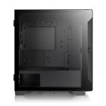 Gabinete Gamer Thermaltake S100TG Preto Mini Tower com Fonte 600W - CA-3Q9-60S1WZ-00