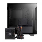 Gabinete Gamer Thermaltake S100TG Preto Mini Tower com Fonte 600W - CA-3Q9-60S1WZ-00