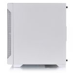 Gabinete Gamer Thermaltake S100TG Branco Mini Tower com Fonte 600W - CA-3Q9-60S6WZ-00