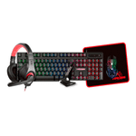 Kit Headset Teclado Mouse Mousepad Mouse Bungee Gamer Kross 5 em 1 - KE GK5150