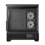 Gabinete Gamer Gamdias Atlas M1 Preto Mid Tower c/ 3 Fans ARGB