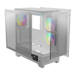 Gabinete Gamer Gamdias Atlas M1 Branco Mid Tower c/ 3 Fans ARGB