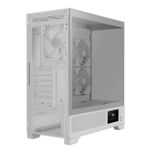 Gabinete Gamer Gamdias Atlas M1 Branco Mid Tower c/ 3 Fans ARGB