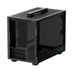 Gabinete Gamer DeepCool CH160 Mesh Preto Mini-ITX - R-CH160-BKNMI0-G-1