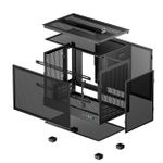 Gabinete Gamer DeepCool CH160 Mesh Preto Mini-ITX - R-CH160-BKNMI0-G-1