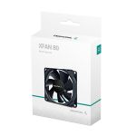 Cooler DeepCool XFAN 80 80mm Preto - DP-FDC-XF80