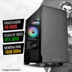 Computador Gamer Ryzen 5 5600 + RTX 3050 6GB – MERCENARY