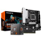 KIT AMD -  Processador AMD Ryzen 5 8400F + Placa Mãe AMD Gigabyte B650M Gaming WiFi + Memória RAM 16GB DDR5 - AM5