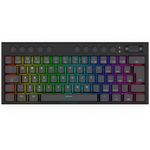 Teclado Mecânico Gamer Redragon Horus Mini 60% Low Profile RGB Preto Switch Marrom - K632-RGB (PT-BROWN)