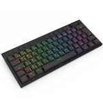 Teclado Mecânico Gamer Redragon Horus Mini 60% Low Profile RGB Preto Switch Marrom - K632-RGB (PT-BROWN)