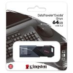 Pen Drive Kingston Exodia Onyx 64GB USB 3.2 - DTXON/64GB