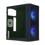 Gabinete Gamer BrazilPC BPC-N14B c/ 2 Cooler Mid Tower Preto